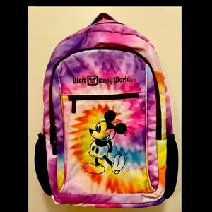 Funky and Fun Tie Dye Mickey Bags for Park or School Days!